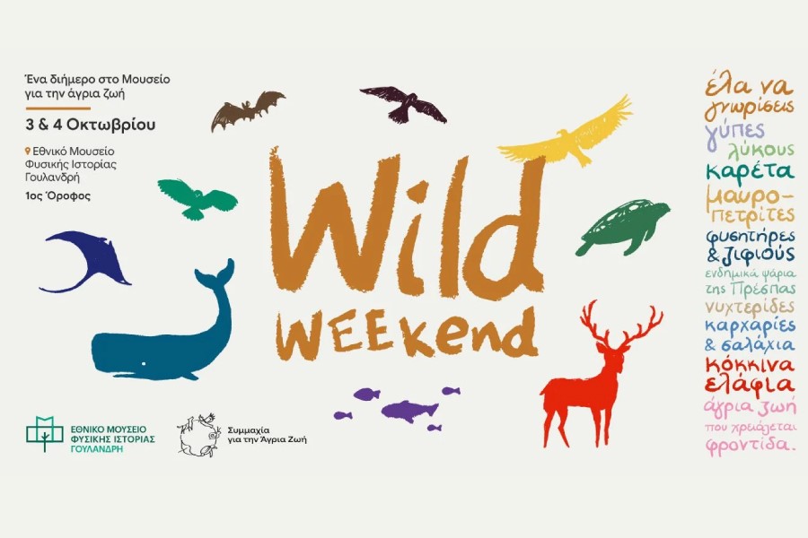 “Wild Weekend” στο Εθνικό Μουσείο Φυσικής Ιστορίας Γουλανδρή